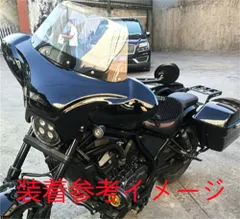 rebel1100 汎用可 フロントバットウィング フェアリング ウインドシールド ブラケット付きのサムネイル