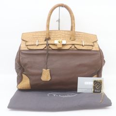 美品】JRAタグ付/日本製/ヒポポタマス カバ革/ハンドバッグ - メルカリ
