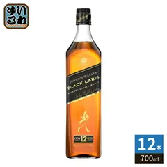 キリンビール ジョニーウォーカー ブラックラベル 12年 700ml 瓶 12本入のサムネイル