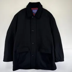 古着 ペンドルトン PENDLETON ウールジャケット フルジップ コート 大きいサイズ 中綿  ブラック メンズのサムネイル