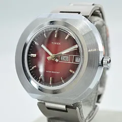 TIMEX タイメックス Quartz クォーツ Watch デイト ウォッチ 腕時計 レッド 赤 レディース 女性 稼働品のサムネイル