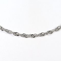 AVALANCHE 10K WG ツイストスパークルネックレス 45cm - メルカリ