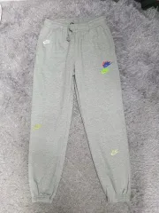 ナイキ NIKE ズボン フレンチ テリー MULTI マルチ ロゴ ジョガー パンツ グレー m