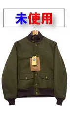 ☆【未使用タグ付き】BUZZ RICKSON'S バズリクソンズ  TYPE A-1 WOOL JACKET（品番：BR12919）タイプA-1ジャケット ブルゾン カーキ色 Sサイズ36 ■管理番号L30059AWS27-260626-1.2K（1350）のサムネイル