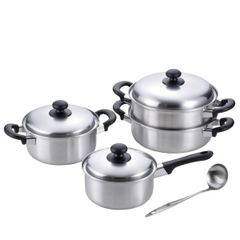 クィーンズコレクション 鍋セット シルバートーン 蒸し器 まとめ売り