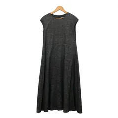 theory luxe(セオリーリュクス) ワンピース サイズ38 M レディース - ダークグレー クルーネック/半袖/マキシ丈のサムネイル