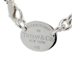 ティファニー/TIFFANY&Co.　リターン トゥ ティファニー　オーバルタグ ネックレス　Sv.925　シルバー【中古】のサムネイル