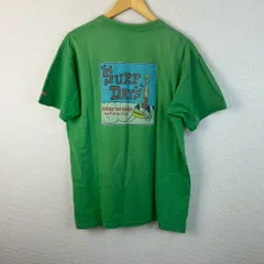 Surf Day's サーフデイズ 半袖Tシャツ ワンポイント バックプリント グリーン メンズ 古着 ストリート アメカジのサムネイル