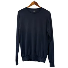 BATONER バトナー Essential SUPERIOR HIGH GAUGE MERINO クルーネックニット BN-FU-001 3 ネイビー 15518のサムネイル