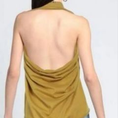 極美品 エクストリームカシミア cuba カシミヤ混 半袖ニット Tシャツ