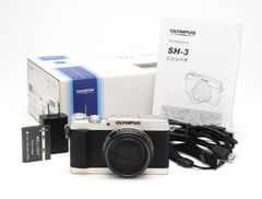 A- (美品) OLYMPUS オリンパス STYLUS SH-3 シルバー 初期不良返品対応