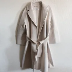 【最高級】 S MAX MARA CUCITO A MANO 【ベルテッド リバー コート】34 ロングコート ウール マックスマーラ 25110684のサムネイル