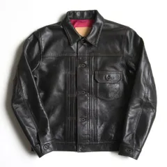 【美品】Y'2 LEATHER【HORSE 1st Type Jacket 】38 ホースハイド ファースト レザー ジャケット ワイツーレザー 26060771のサムネイル