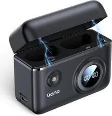 llano EN-EL15c EN-EL15a EN-EL15b EN-EL15用 充電器 PD ニコン バッテリーチャージャー (バッテリー2個まで同時充電可能/USB-C 充電ポート/PD18W 高速充電/LED数字表示/SDカード収納付き)のサムネイル