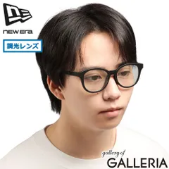 【正規取扱店】 NEW ERA サングラス メンズ レディース 調光 ニューエラ UVカット UV おしゃれ ブランド 軽量 軽い クリア 男性 女性 調光レンズ ボストン BSTN×PHOTOCHROMIC-BLKSVのサムネイル