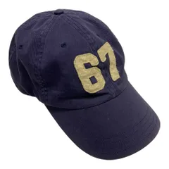 ラルフローレン RALPH LAUREN 90's 00's POLO JEANS COMPANY 67 ナンバリング 帽子 メンズ帽子 キャップ ネイビー 201goods-1004 VBのサムネイル