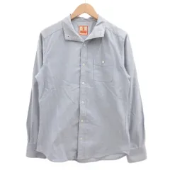 バラクータ BARACUTA ボタンダウンカラーシャツ 40 ライトブルー オックスフォード生地 長袖 胸ポケット スクエアパッチ /SD ■GY50のサムネイル