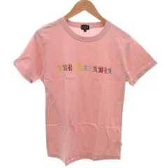 ポールスミスジーンズ Paul Smith JEANS 美品 Tシャツ 半袖 ロゴプリント ボックスシルエット シングルステッチ ピンク M /MXのサムネイル