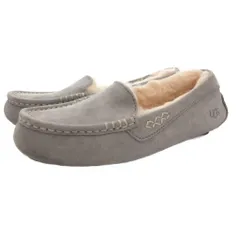 アグ オーストラリア UGG australia アンスレー ANSLEY モカシン スリッポン ムートンシューズ スエード 23cm グレー 3312 /GV ■GY50のサムネイル