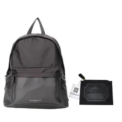 GIVENCHY ジバンシー バックパック リュック PUレザー ブラック （ポーチセット）のサムネイル