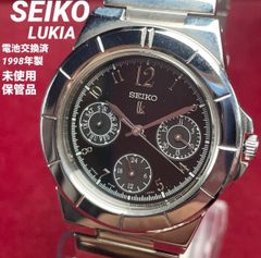 未使用 電池交換済 SEIKO セイコー ルキア 純正ブレス 1998年製 QZ