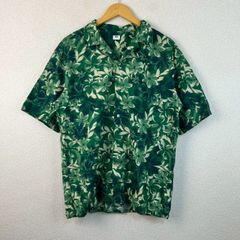 Patagonia オーガニックコットン アロハシャツ グリーンkids XL - メルカリ