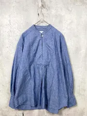 SHIPS any シップスエニィ ウォッシャブル ダンガリー フロントヨーク シャツ size38/青 ■◆ レディースのサムネイル