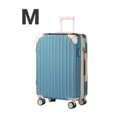 大特価❗新品・未使用品　【単品 ,Mサイズ,スカイブルー】スカイブルー　Mサイズ　RIOU キャリーケース スーツケース レディース 　　送料無料(※一部配送先を除く)　※添付画像のミニケースは付いておりませんのサムネイル
