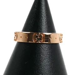 GUCCI グッチ K18PG ピンクゴールド アイコン リング・指輪 8.5号 3.2g レディース 中古 美品のサムネイル
