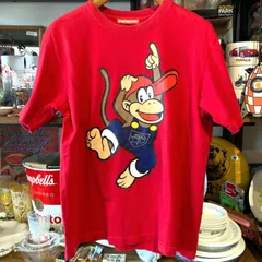 MP455) SANTASTIC プリントTシャツ Mサイズ SARU 古着 現状品 / サンタスティック 半袖 メンズ 中古のサムネイル