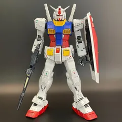 ガンプラ【中古品/ランクC、べたつきあり、一部欠品】 PG UNLEASHED 1/60 RX-78-2 ガンダム 完成品 組立済みMG HG ガンダム Gunpla 2894のサムネイル