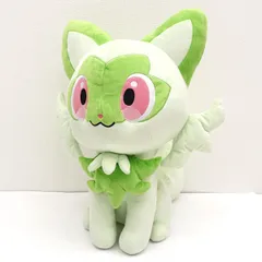 ■ポケモンセンターオリジナル　等身大ぬいぐるみ　ニャオハ 子供用品【中古】 