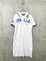 kappa カッパ ゴルフウェア スポーティ 刺繍 ハーフボタン 半袖 ポロ ワンピース sizeM/白 ■◆ レディース