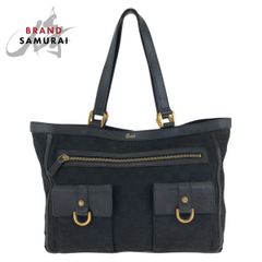 美品 TUMI トゥミ アリーヴェ ブラック 黒 シルバー金具 ポリエステル