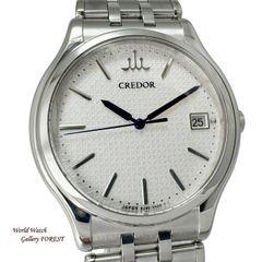 [신품 마무리 완료] CREDOR 크레도르 ☆ 시그노 GCAZ077 세이코 SEIKO 8J86-7A00 쿼츠 중고 남성 시계 칠보 문양 ☆ A 랭크 ☆