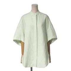 ■美品■Stella McCartney ステラマッカートニー ブラウス サイズ34 ノーカラー 半袖 シャツ ドロップショルダー ブランド古着【中古】20250625/RA5265のサムネイル