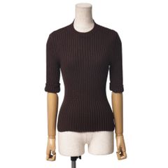 Yves Saint Laurent - ■美品■YVES SAINT LAURENT イヴ・サンローラン ヴィンテージ ニット サイズ40 ショートスリーブ ニットセーター リヴゴーシュ フランス製 ブランド古着【中古】20250630/RA5326 □美品□YVES SAINT LAURENT イヴ・サンローラン ヴィンテージ ニット