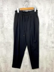 yangany ヤンガニー ウエストゴム ストレッチ ツイル トラック イージー パンツ size36/黒 ■■ レディース