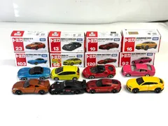トミカ 赤箱 ミニカー 8個セット フィット 光岡 ロックスター  ランボルギーニ ウルス GT-R NISMO 他 サスペンション ドア開閉 内装袋あり 6/26のサムネイル