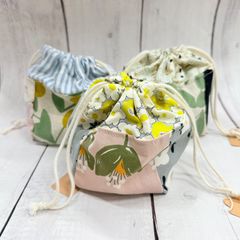 お弁当袋 コップ袋 ランチョンマット 3点セット 入園入学 黄色