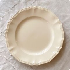 200年前 初期モントロー オクトゴナル デセール皿 ファイアンス