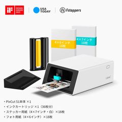 Liene Pixcut S1用 ステッカー用紙72枚+インク2個 - メルカリ