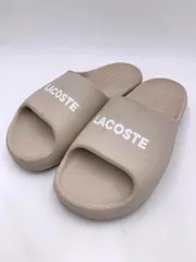 LACOSTE ラコステ ブランドネームロゴ SERVE SLIDE スライド サンダル sizeEU39.5/ベージュ ■◆ レディースのサムネイル