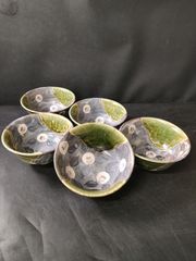 紫陽花柄 5客セット | Mercari