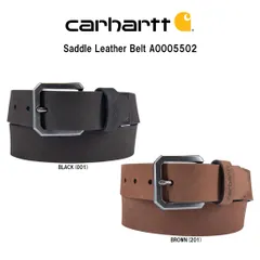(SALE)Carhartt(カーハート)ベルト サドル レザー フルグレイン 本革 牛革 ギフト カジュアル シンプル 男性用 メンズ Saddle Leather Belt A0005502のサムネイル