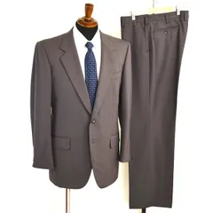 Aquascutum 2つボタン シングルスーツ L AB6 ダークグレー ノータック 袖口4つ釦 開き見せ 合物 春秋 6XF010 【送料無料】【中古】【メンズビジネス】202606のサムネイル