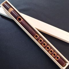 龍笛】新古管 煤竹 本漆 籐巻 赤系色 桐箱付き／雅楽／神楽 - メルカリ