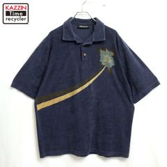 90s 美品 J's ジャンボ尾崎 ポロシャツ ゴルフウェア 派手 マルチ L