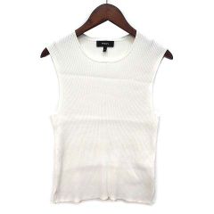 23ss 美品 セオリー ウォッシャブル ブラウス ニット ノースリーブ S