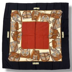 美品 HERMES エルメス カレ90 LES RIVIERES DE BABEL バベルの川